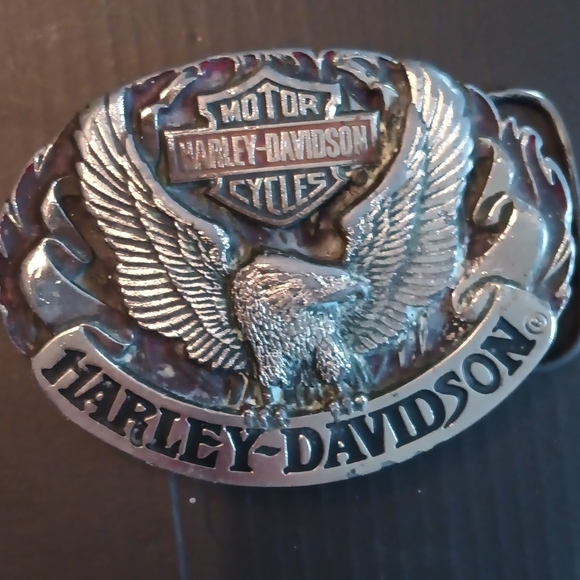 Harley-Davidson eagle belt buckle, Harmony design, vintage - Picture 1 of 4